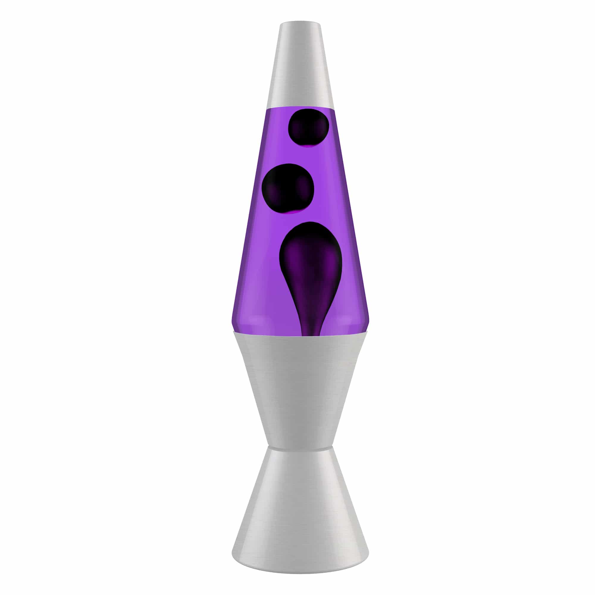 236c6cab-922d-5e84-990c-09cf3506f807.jpg 14.5’’ LAVA Lamp – Black & Purple - Image 1