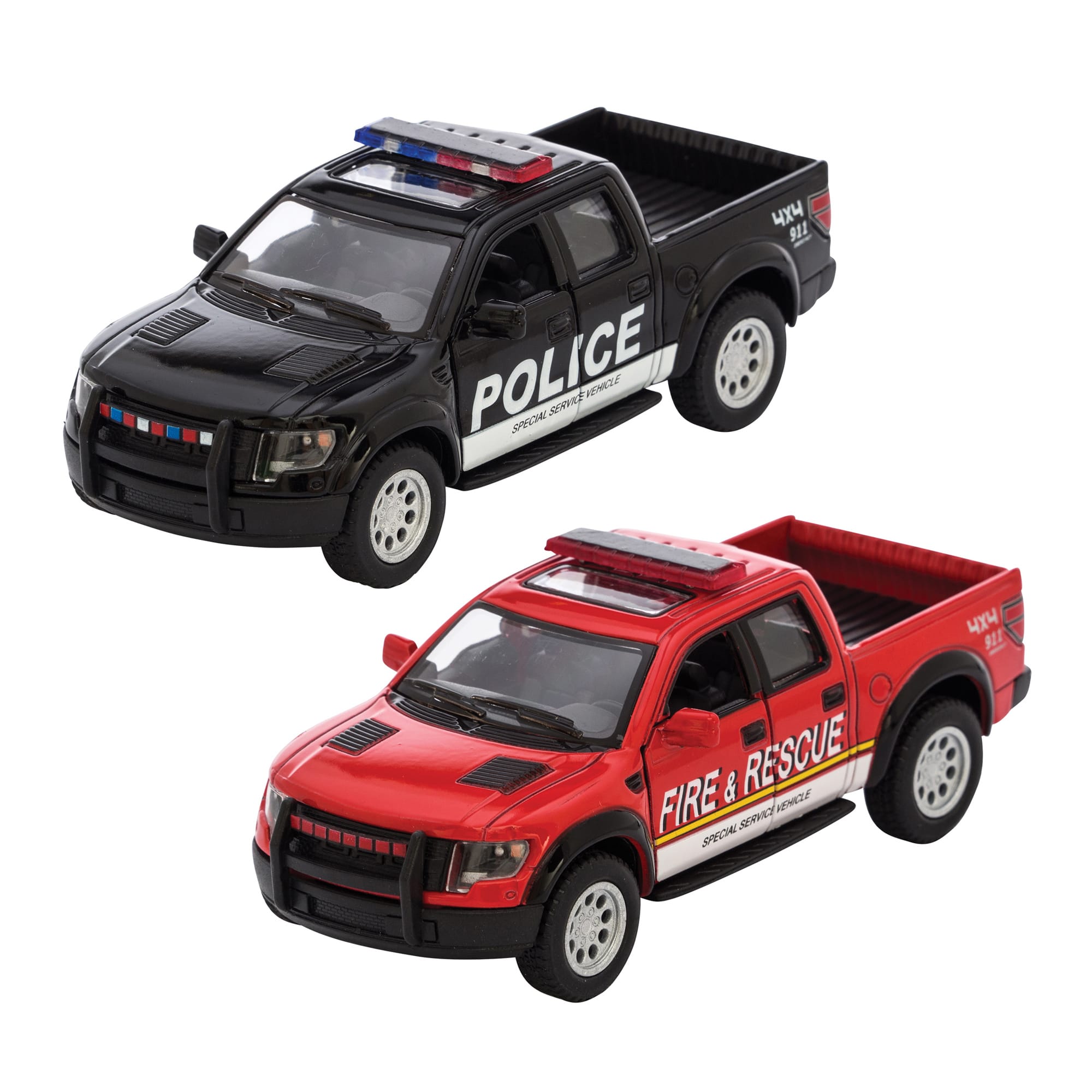 437b17a7-f4cb-5c15-a121-515747f9eb73.jpg Diecast Raptor Fire-Police Rescue - Image 1