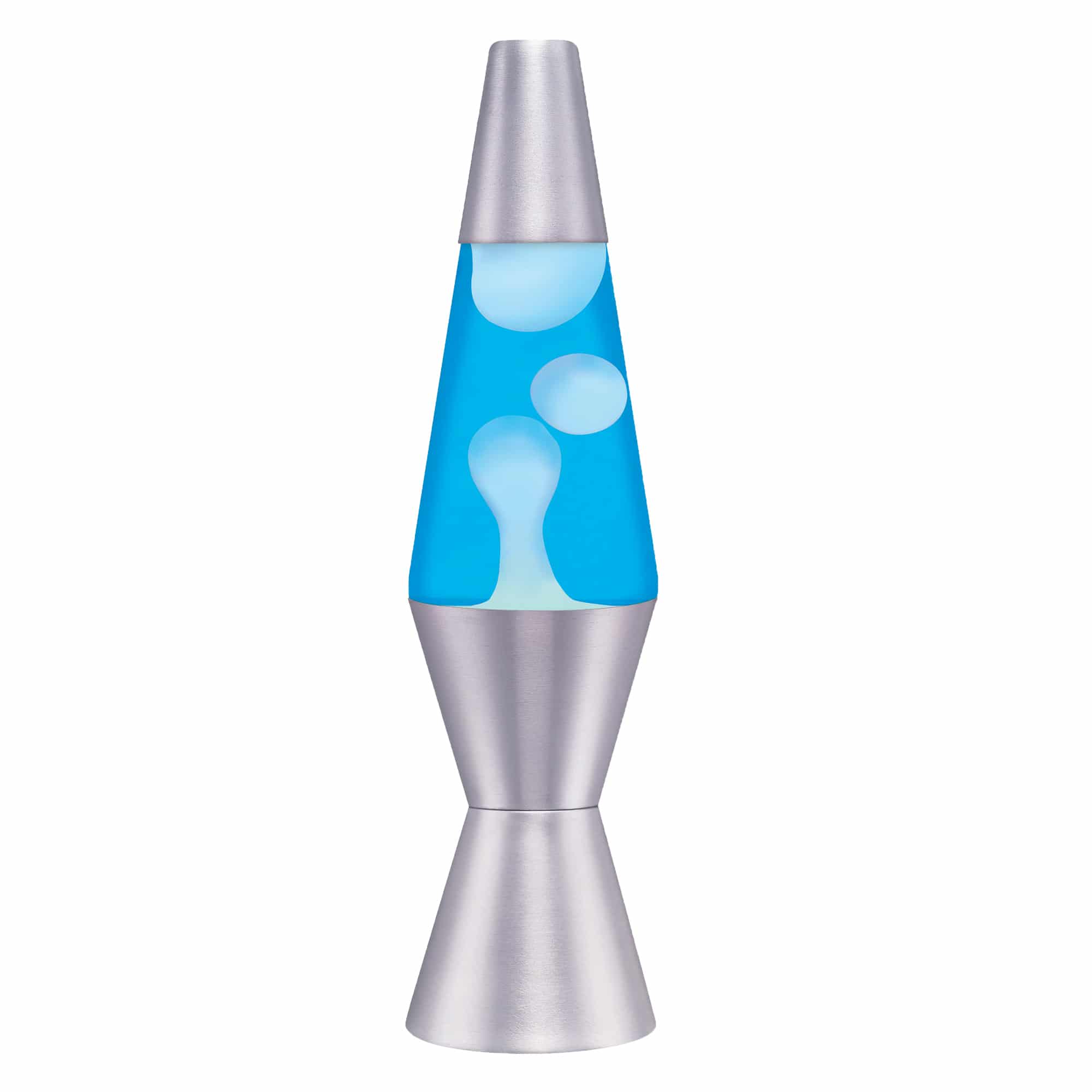 4577e8ec-9a69-55a9-a04c-1fb5e93f8de0.jpg 11.5″ LAVA Lamp – White/Blue/Silver - Image 1