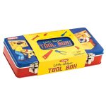 Tin Tool Box with Tools - Image 4