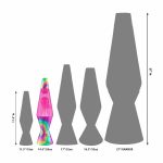 14.5″ LAVA Lamp  – Tie Dye Pink Spiral - Image 2