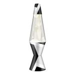 14.5″ Lava Lamp  Polygonal White Tone