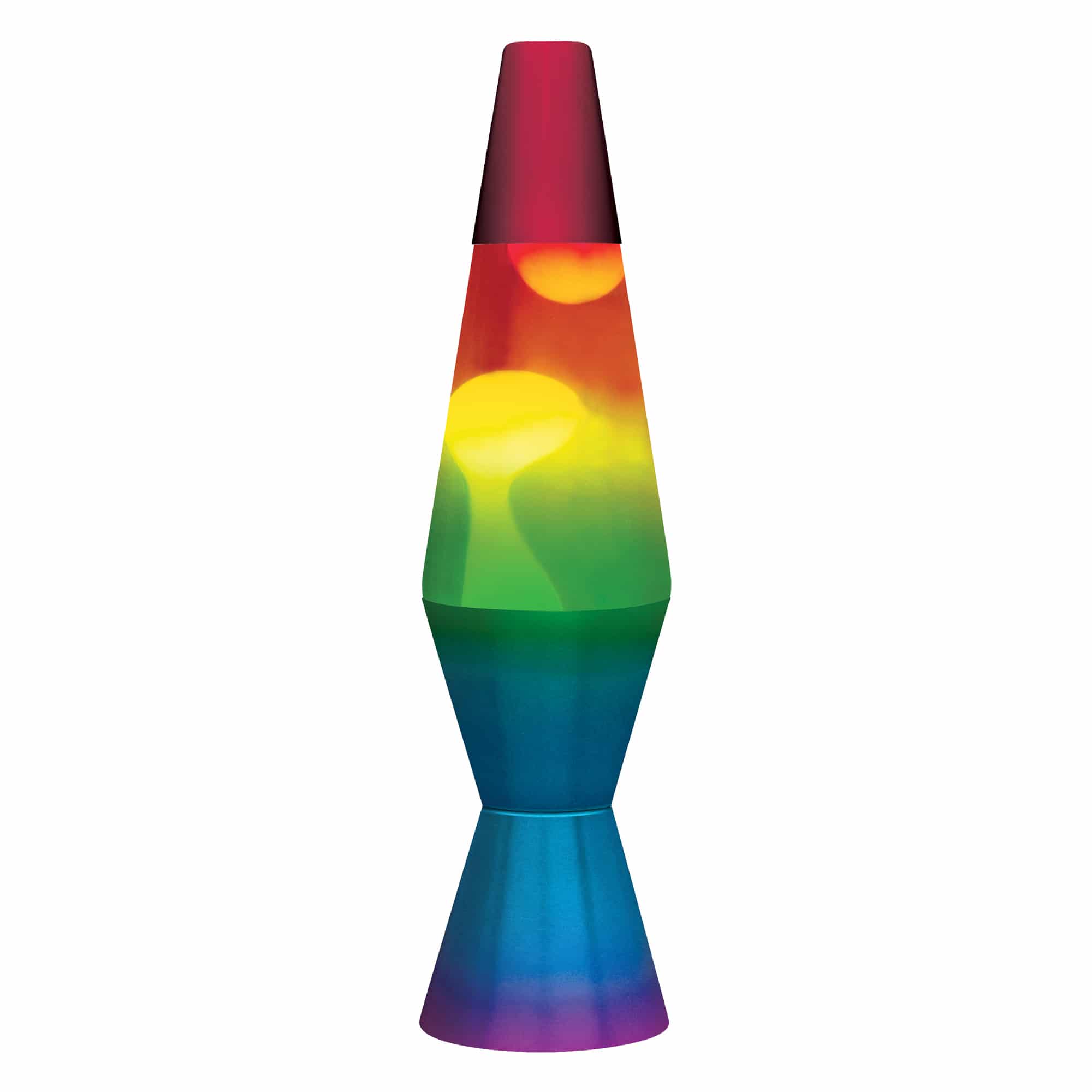 b93f8ccd-19e6-5c7b-aeb2-e1c349dd005b.jpg 11.5″ LAVA Lamp Rainbow – White/Tricolor - Image 1