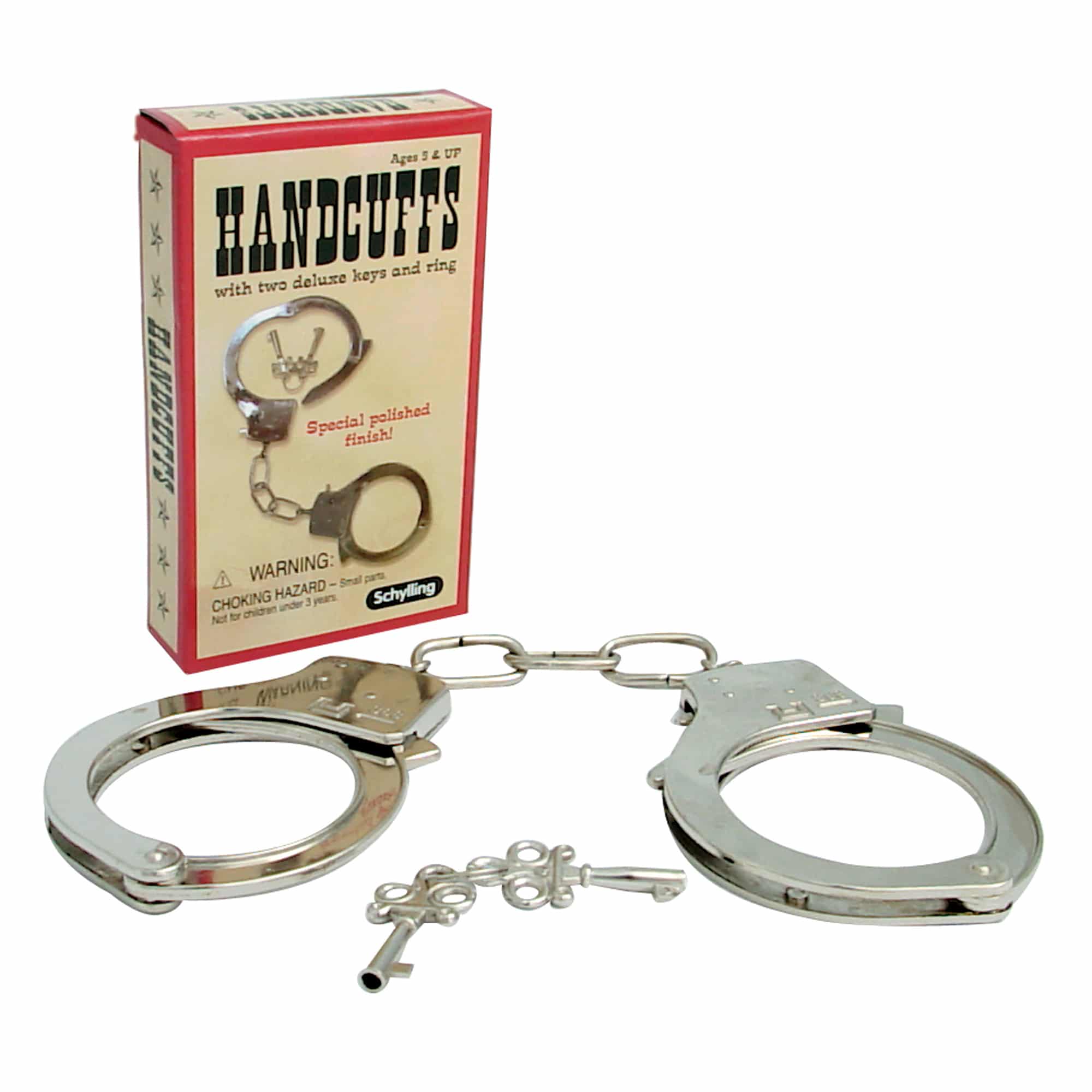 d06b8425-2216-5a21-b50c-0d4b1be56a97.jpg Metal Hand Cuffs With Keys - Image 1